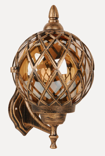 Изображение товара Уличный светильник De Fran EL-804UP 60Вт Е27 IP44 черненное золото, серия Маракеш, d200