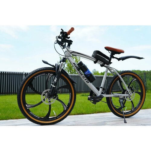 Велосипед горный RICHIESTO 24 колёса Алюминиевые кованные литые диски Спортивный серебро 2550000₽