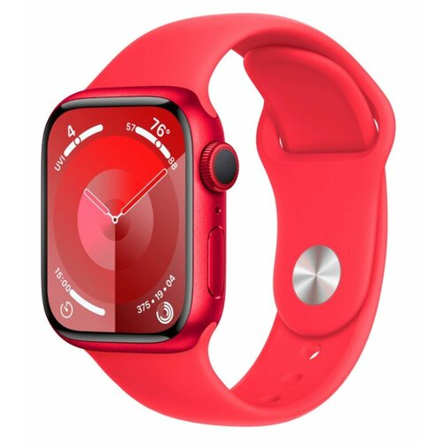 Apple Умные часы Apple Watch Series 9 45мм 45mm Красный ML ML Sport Band 4798000₽