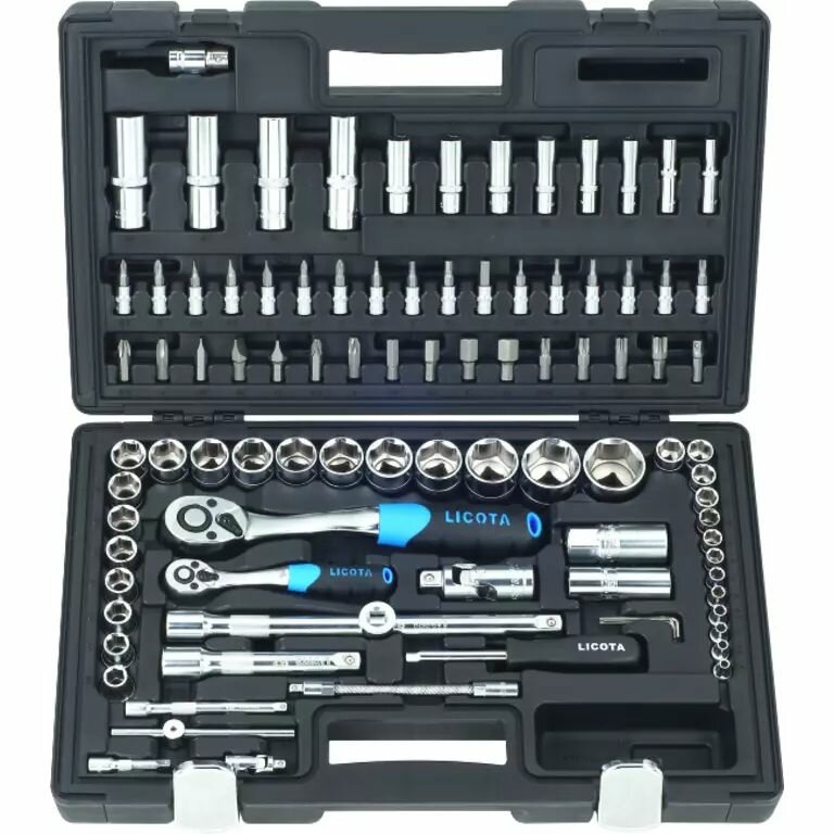 Набор инструмента 1/2" и 1/4" 94 предмета Licota ALK-8010F