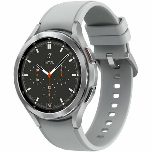 Смарт-часы Samsung Galaxy Watch4 Classic 46 мм серебрянные SM-R890NZSAINS 17743₽