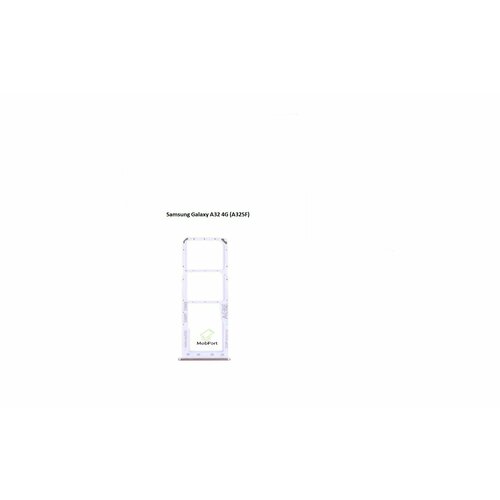 Держатель SIM для Samsung Galaxy A32 4G (A325F), Фиолетовый (Сим Лоток)