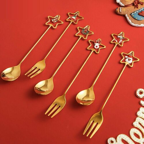 Ложка сувенирная новогодняя