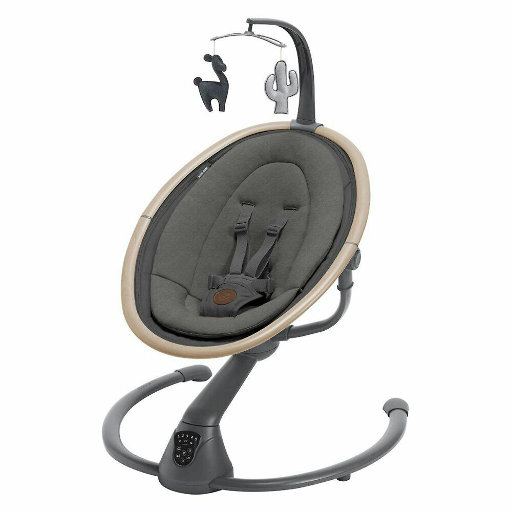Электрокачели Maxi-Cosi Cassia Swing, цвет Beyond Graphite ECO (Графитовый), артикул производителя 2840043110