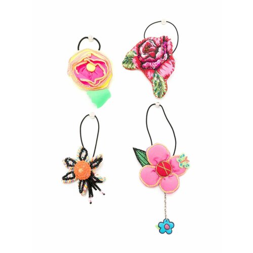 Резинка для волос с цветочной аппликацией 24307₽