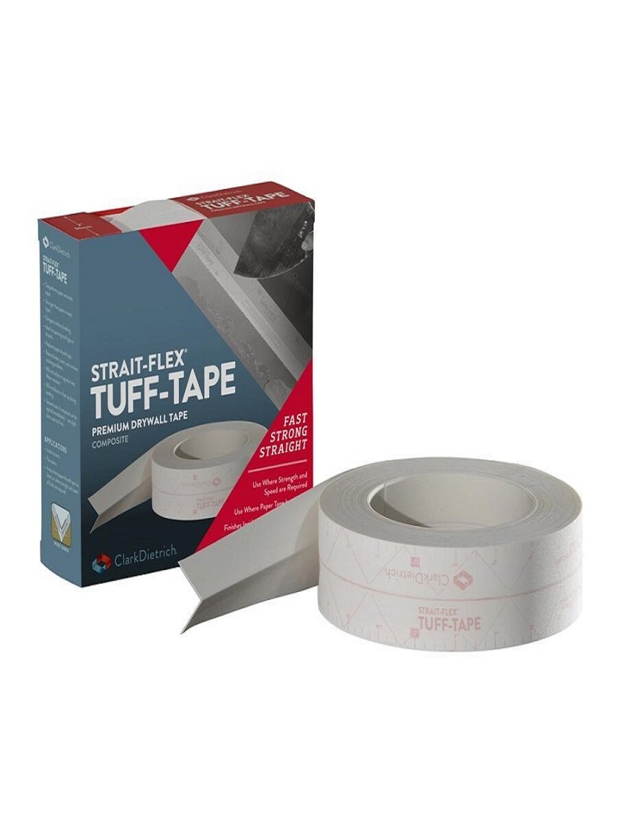 фото Лента угловая TUFF-TAPE / таф-тейп (армирующий композитный профиль в рулоне) 57мм; L=30м, STRAIT-FLEX