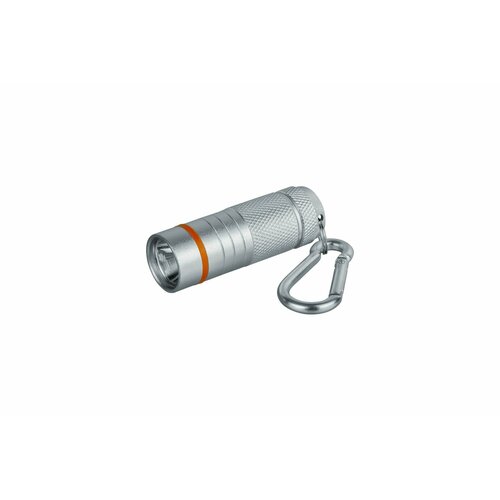 Фонарь светодиодный NPT-KC08-S-4LR44 брелок алюминиевый 1LED1Вт 1 режим серебро 82315 NAVIGATOR 24373 1 шт 567₽