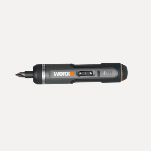 Изображение товара Отвертка аккумуляторная WORX WX242, 4В, 5Нм, 1,5Ач, набор оснастки