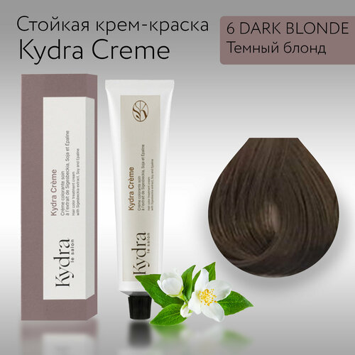 KydraCreme 6 DARK BLONDE - Темный блонд - Краска для волос, 60мл
