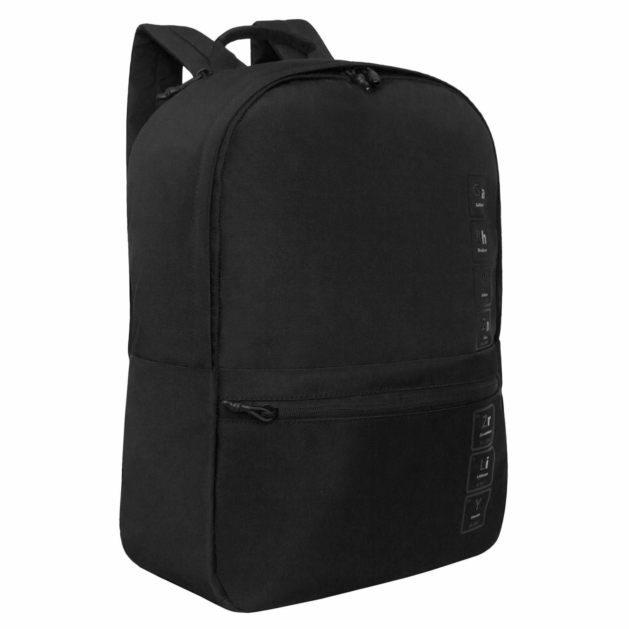 Городской молодежный рюкзак GRIZZLY, RQL-414-3 черный-серый, 30х43х14