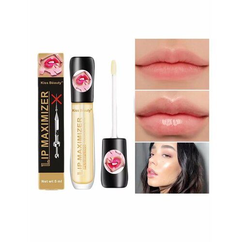 Блеск для увеличения губ прозрачный