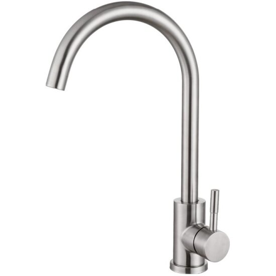 Смеситель Haiba для кухни HB71304-3 сталь