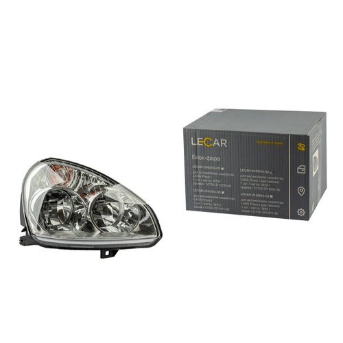 Блок фара ВАЗ 2170 правая рейсталинг Lecar ЛИ LECAR014051003 цена за 1 шт 5712₽
