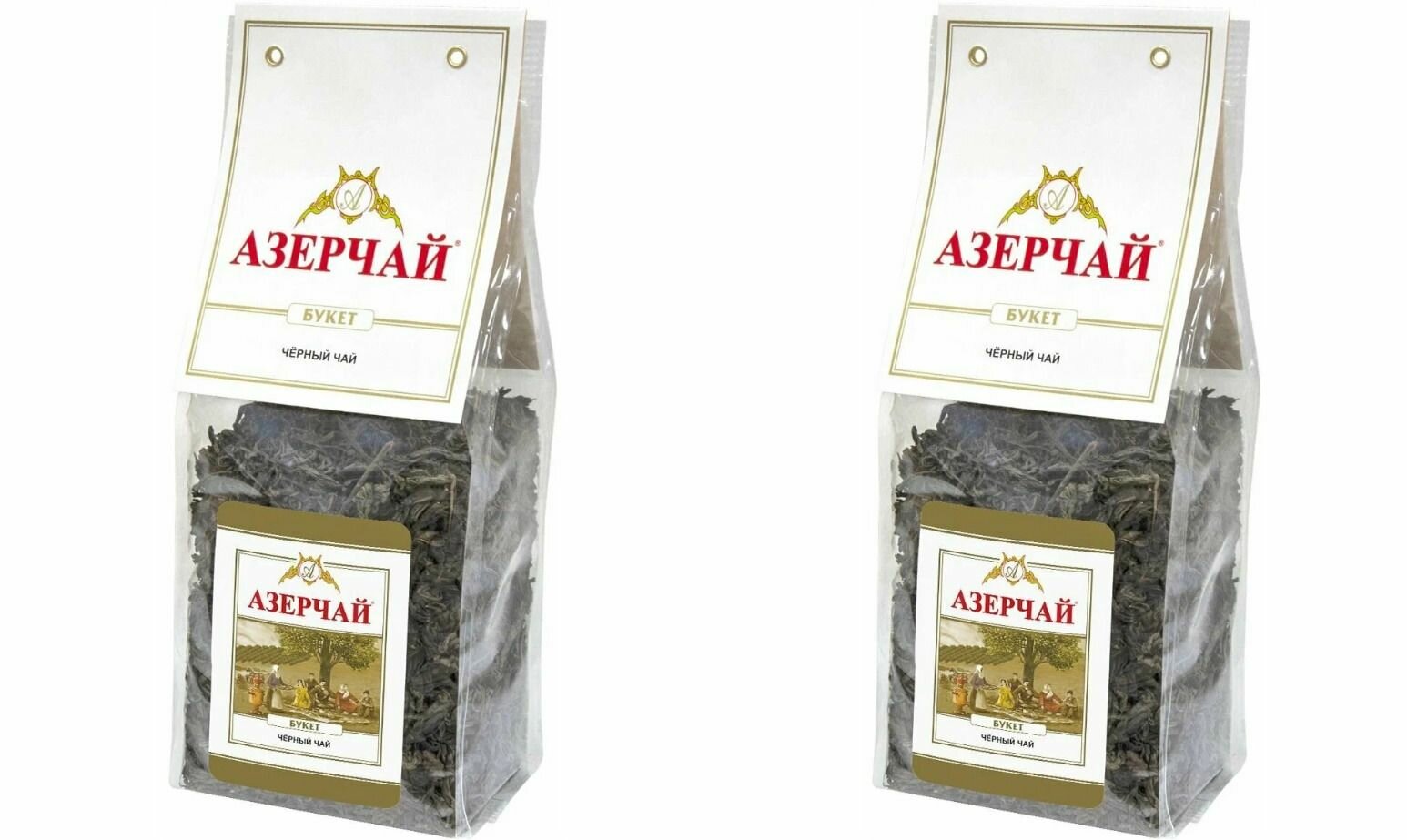 Azercay Черный чай, Букет, 200 г, 2 шт
