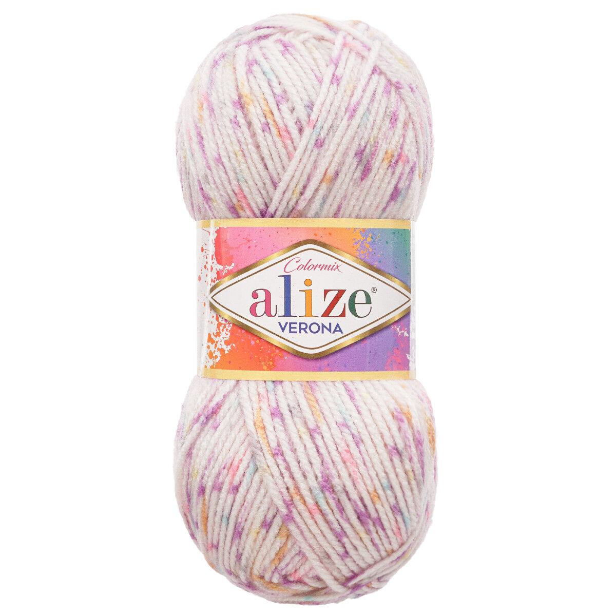 Пряжа для вязания ALIZE 'Verona', 100г, 210м (100% Акрил) (7697 секционный), 5 мотков
