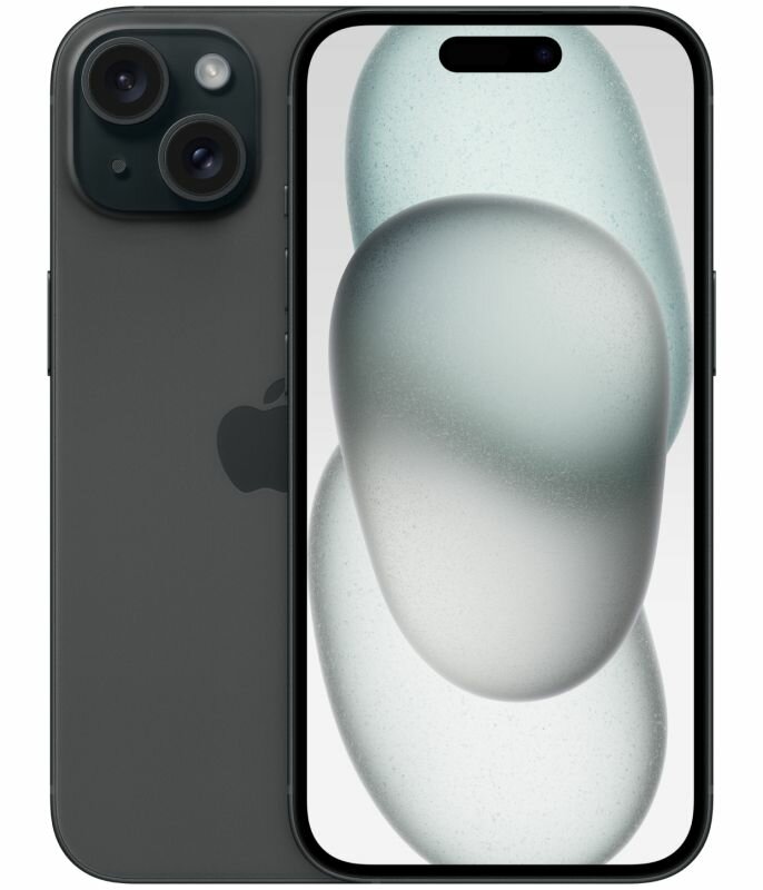 Смартфон Apple iPhone 15 512 ГБ, Dual: nano SIM + eSIM, черный — фото 1