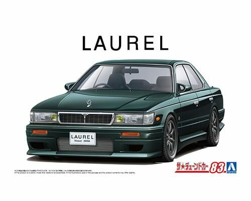 Aoshima 83 k Nissan Laurel C33 Aero Custom, 1/24 Сборная модель