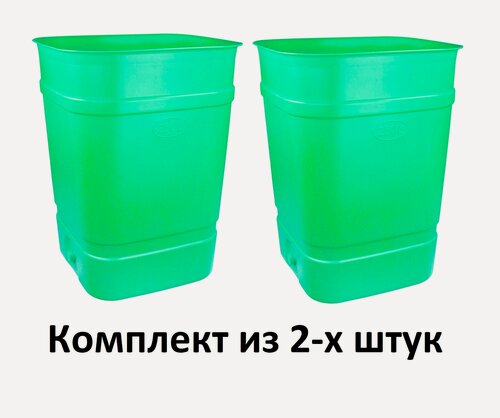 Изображение товара Бочка - бак без крышки 250л Альтернатива М1695 цвет микс комплект 2шт