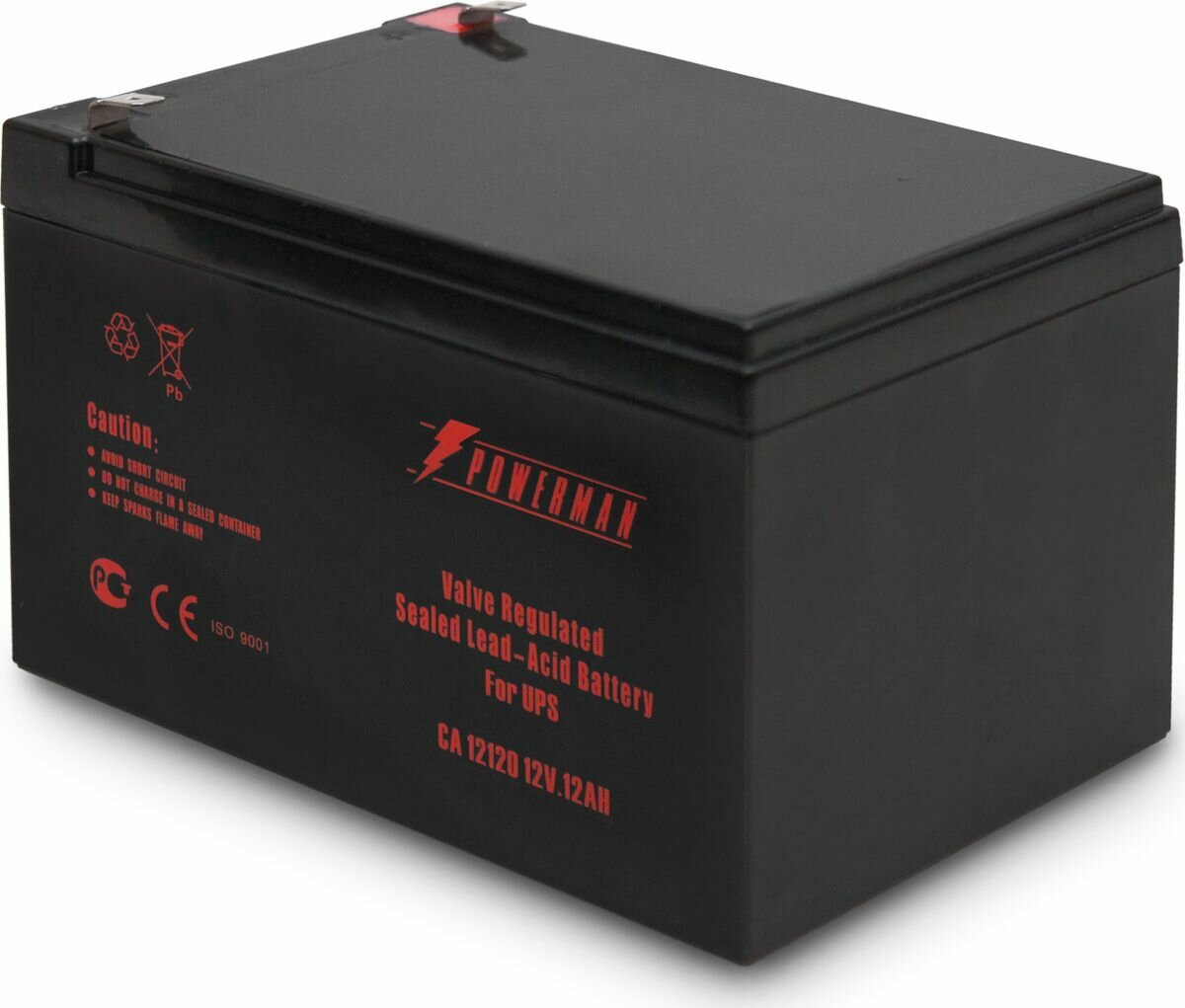 Аккумуляторная батарея Powerman CA12120 PM/UPS 1157248, black