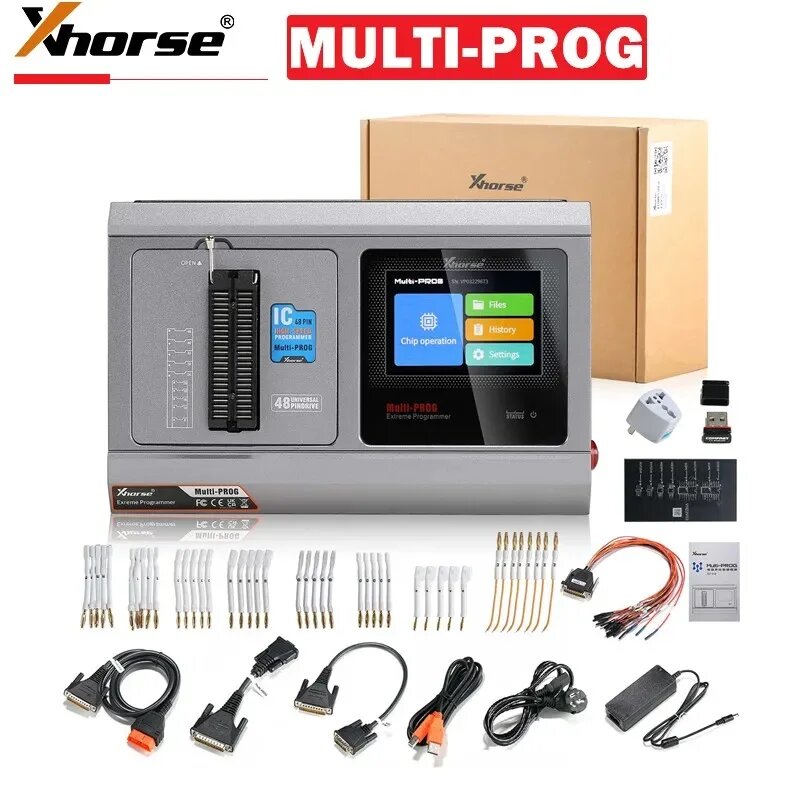 Программатор Xhorse MultiProg, многофункциональная версия редуктора с поддержкой ECU и TCU, чтение/запись/клон, обновленная версия VVDI Prog