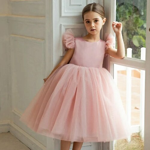 фото Платье, размер 130, розовый max garment