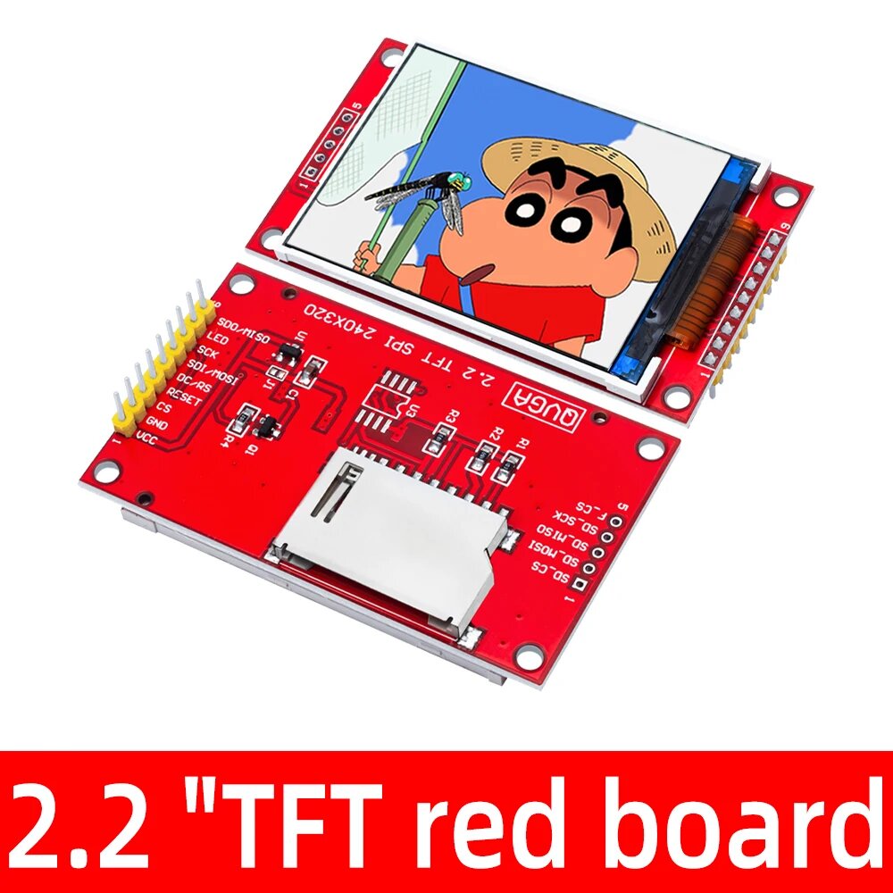 1,44/1,8/2,2/2,8-дюймовый TFT полноцветный ЖК-модуль ILI9341 Интерфейс драйвера SPI для Arduino, 2.2 Inch TFT