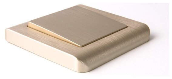 Рамка на 1 пост Werkel Stream (Шампань) — фото 1