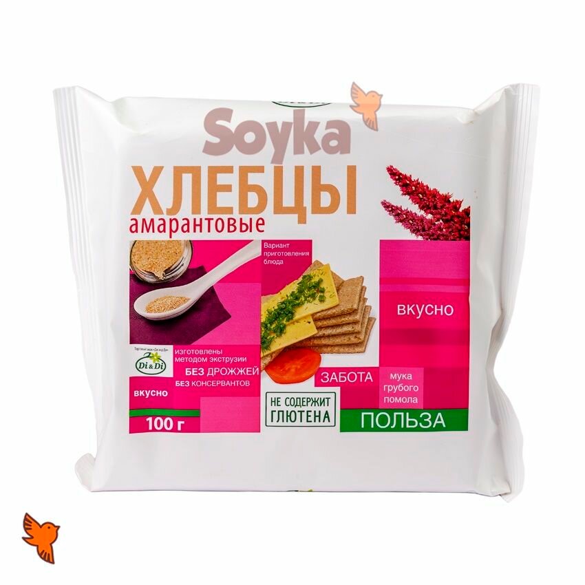 Хлебцы амарантовые Di&Di, 100г