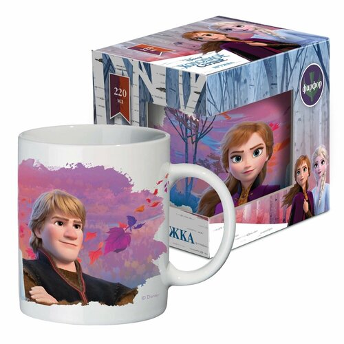 фото Кружка в подарочной упаковке 220 мл "frozen ii" (холодное сердце 2) дизайн 6, фарфор nd play