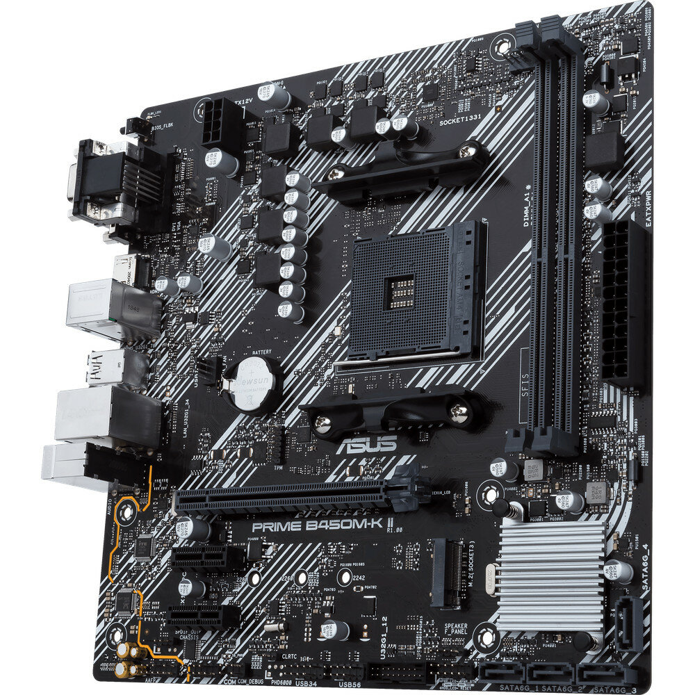 Материнская плата Asus Prime B450M-K II