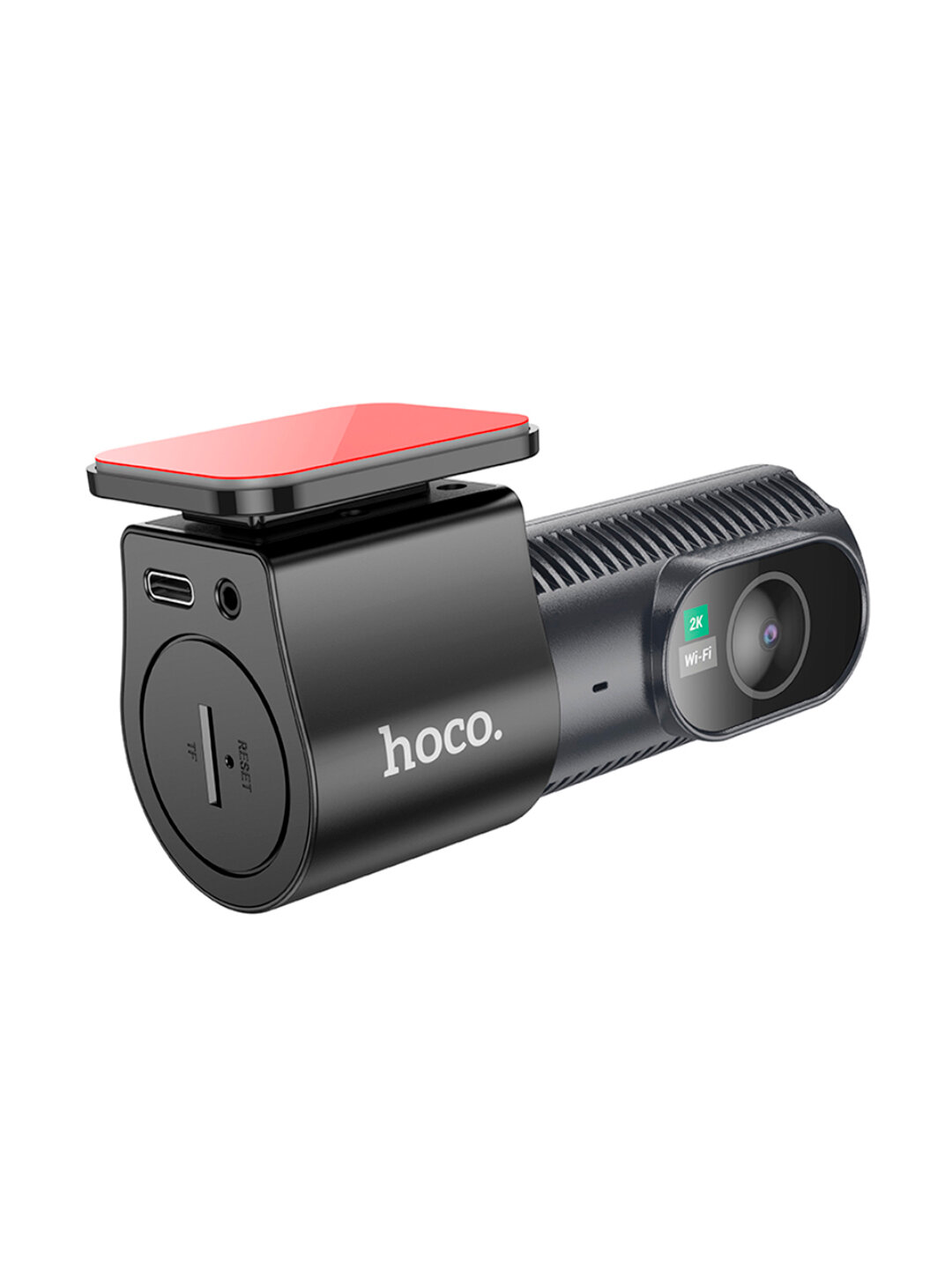 Видеорегистратор автомобильный Hoco DV7 Driving черный, 2K, Wi-Fi, Global