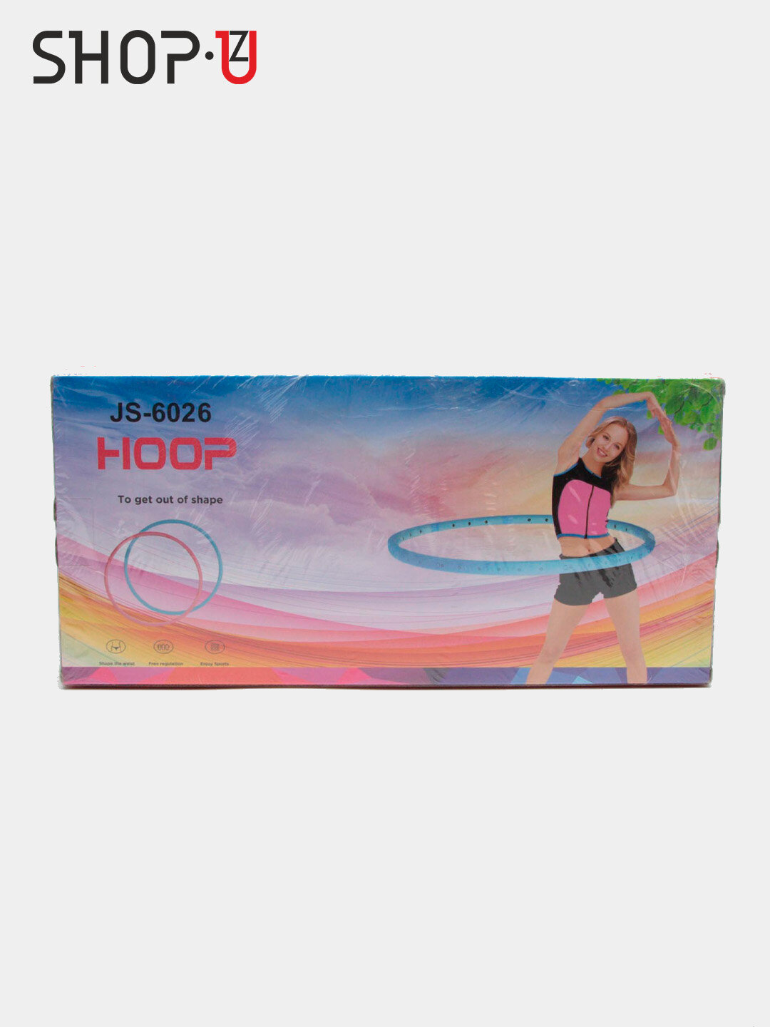 Обруч гимнастический Hoop "Double Grace" Magnetic, разборный, с магнитными вставками