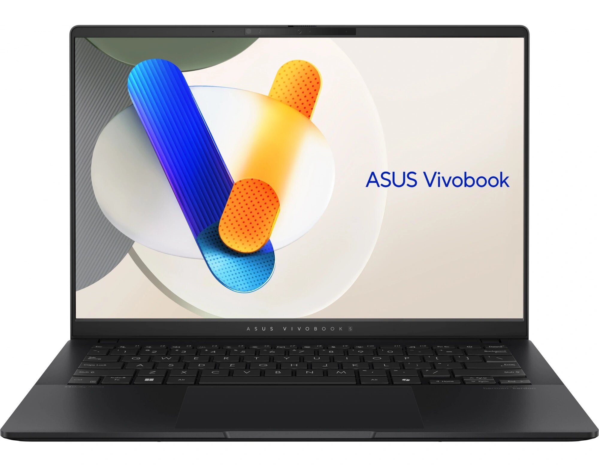 Ноутбук Asus VivoBook M5406NA-QD109, 14", OLED, AMD Ryzen 5 7535HS, LPDDR5x 16ГБ, SSD 1024ГБ, AMD Radeon, черный (90nb1493-m006b0)