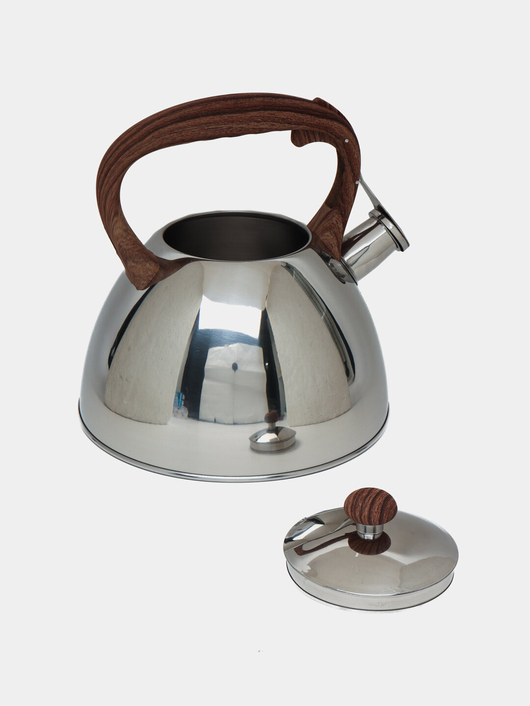Чайник Kukmara, из нержавеющей стали, со свистком, 3 л