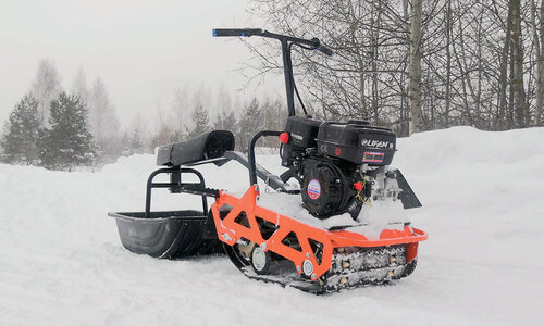 Изображение товара Мотобуксировщик компактный "белка" 7 л. с, производство ИжТехМаш