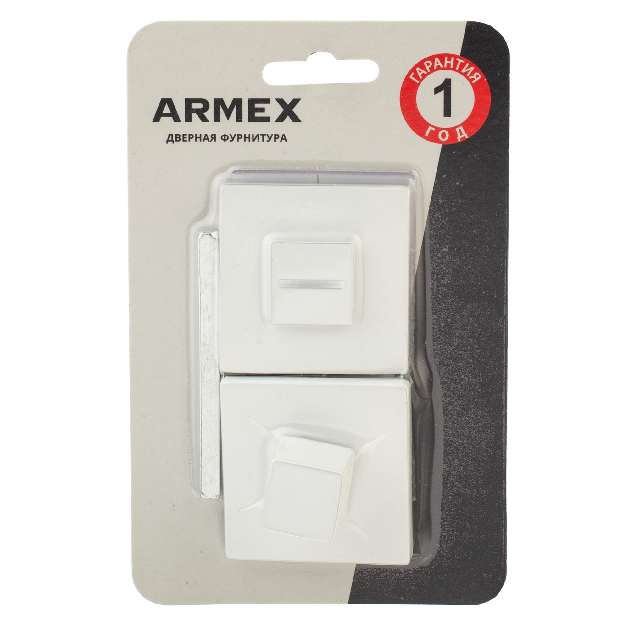 Фиксатор Armex WC-3016 ЦАМ цвет белый матовый