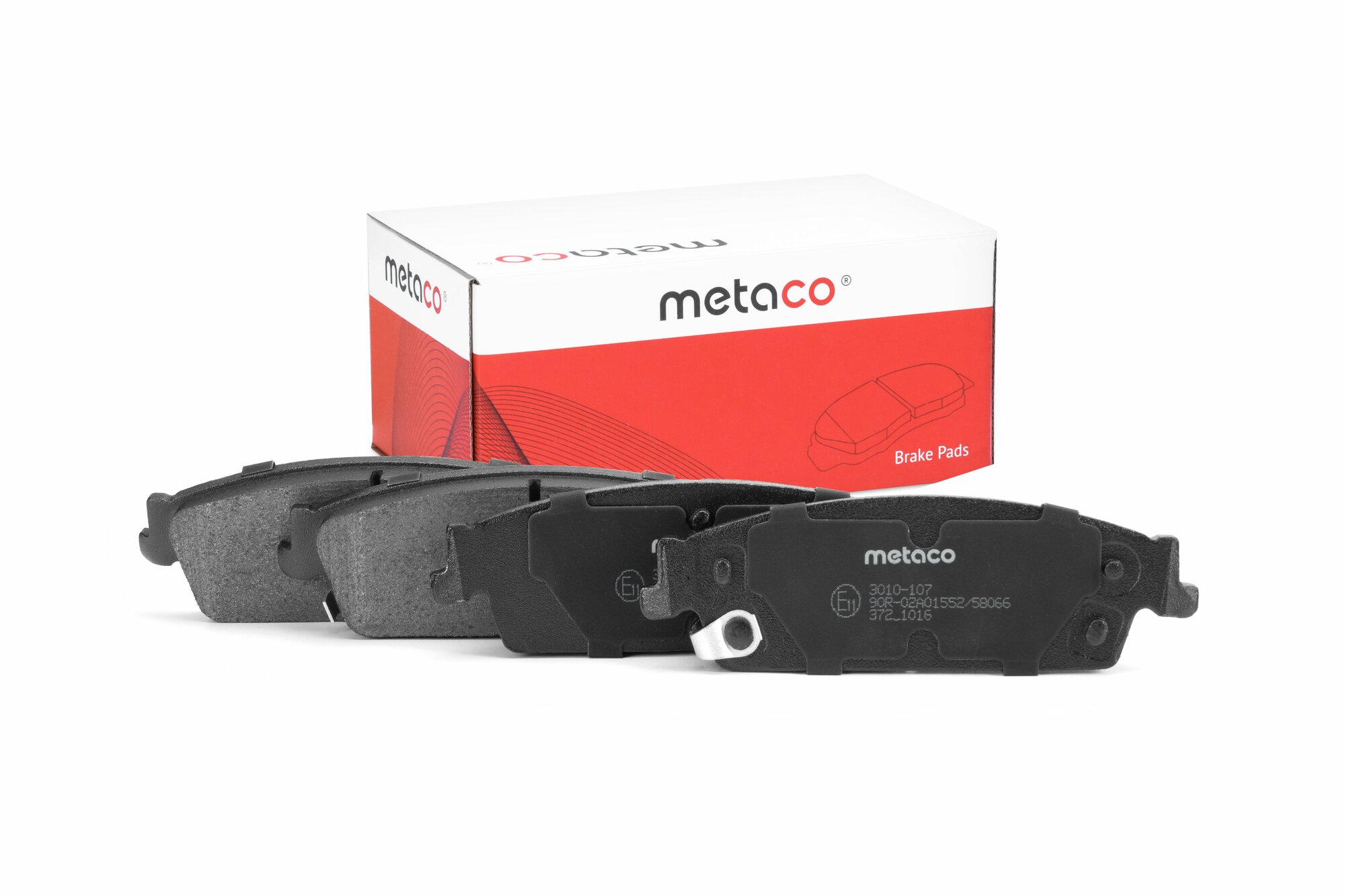 Колодки тормозные задние дисковые к-кт Metaco 3010-107