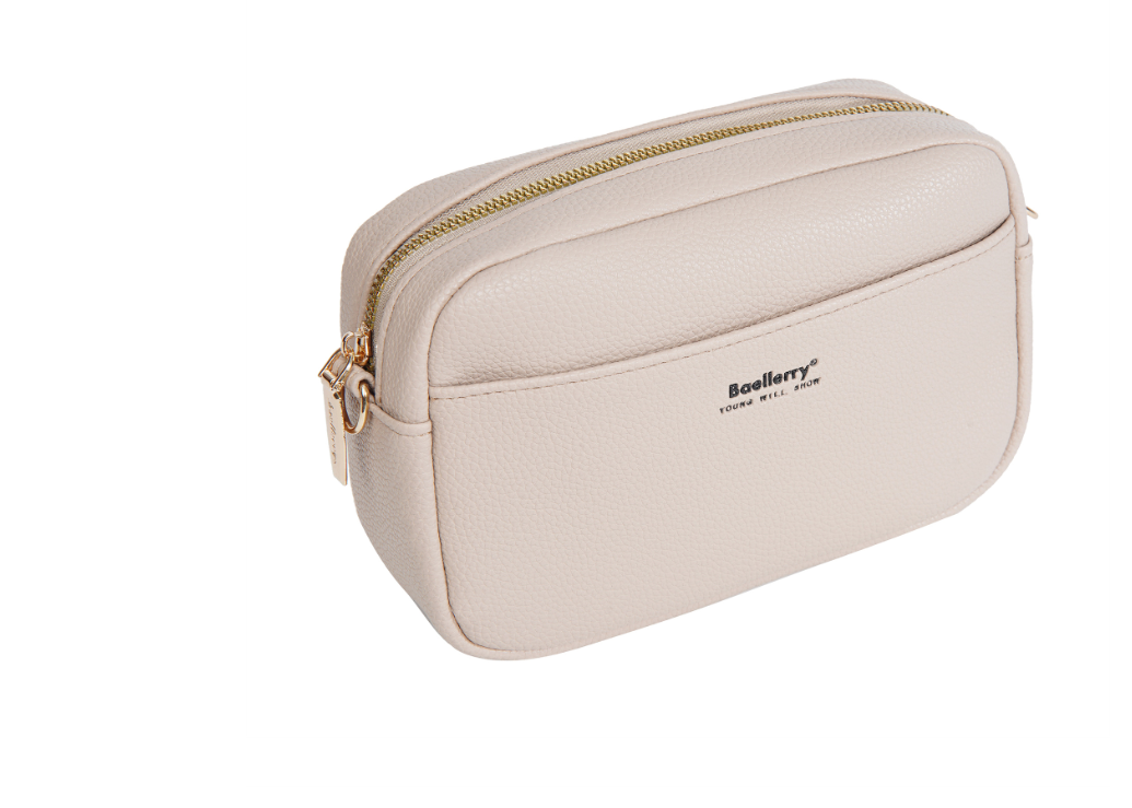 Сумка кросс-боди baellerry, фактура гладкая, бежевый — фото 1