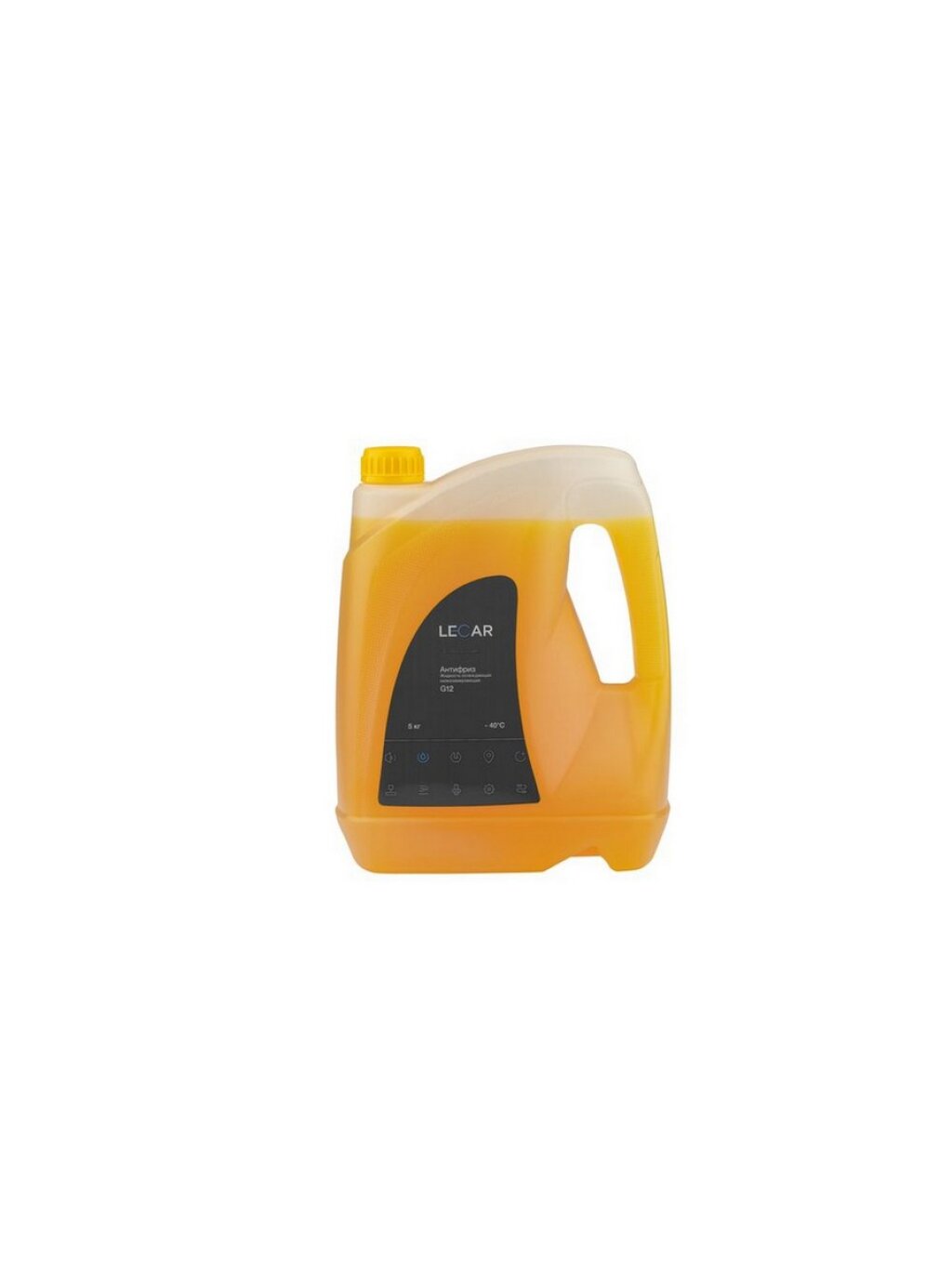 Антифриз Lecar G12 желтый -40°С 5 кг