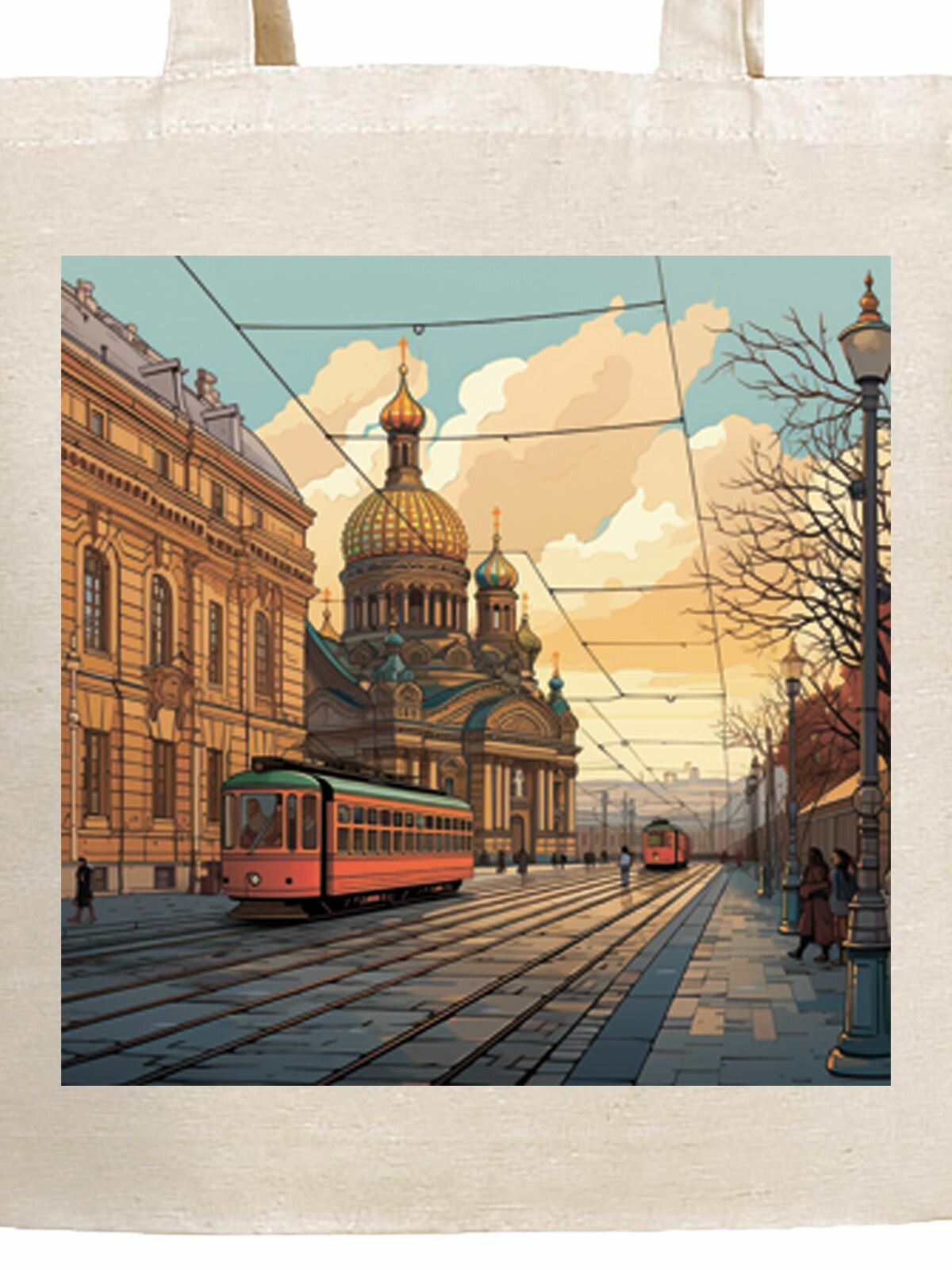 Комплект сумок шоппер Gerasim, синий, коричневый, голубой — фото 1