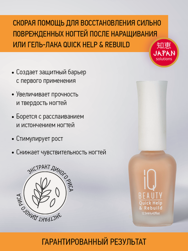 Изображение товара Скорая помощь для восстановления ногтей Quick Help & Rebuild, 12.5 мл