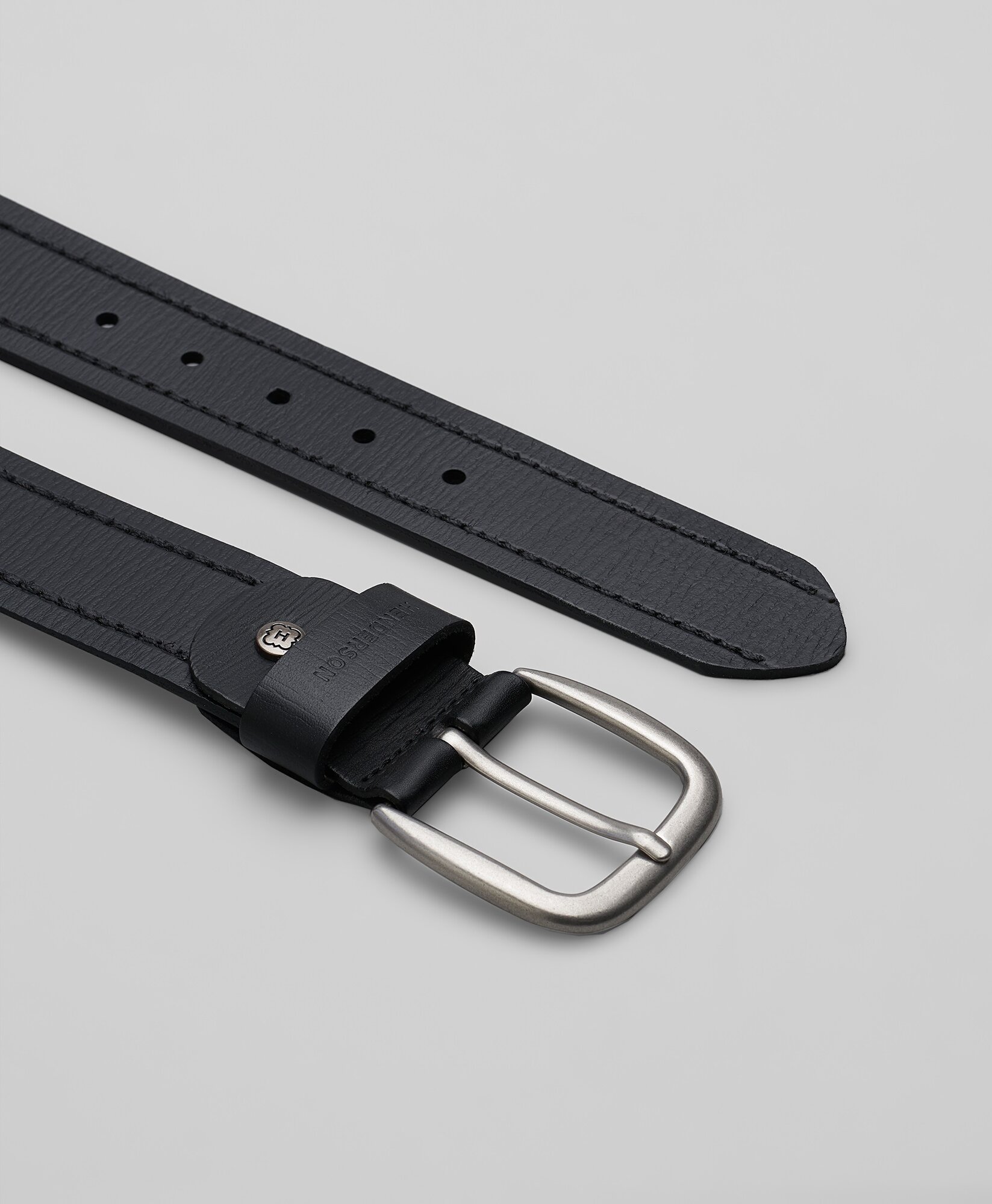 Ремень HENDERSON для мужчин, размер 135, черный — фото 1