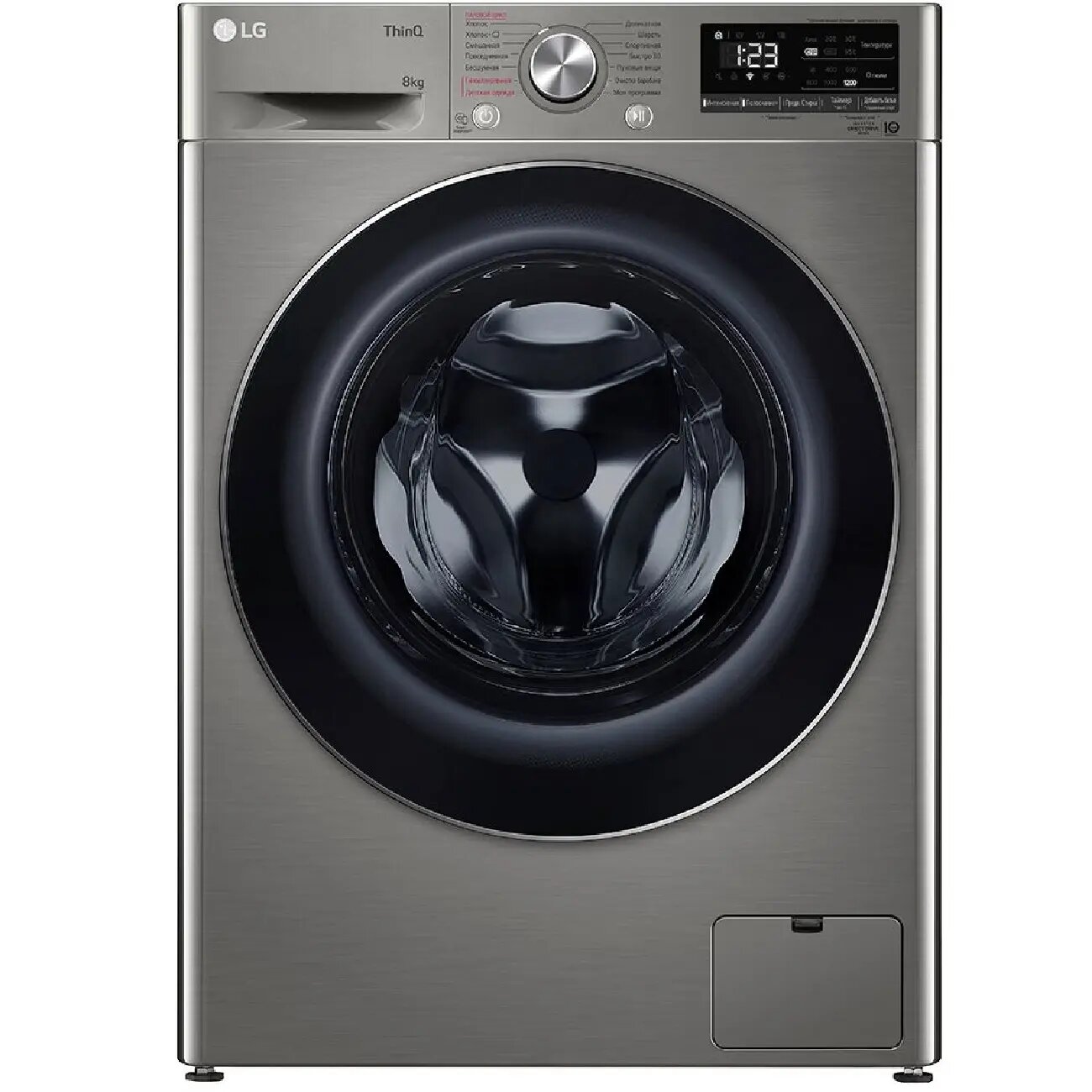 Стиральная машина LG F2V5PS2S, инверторный двигатель, подача пара