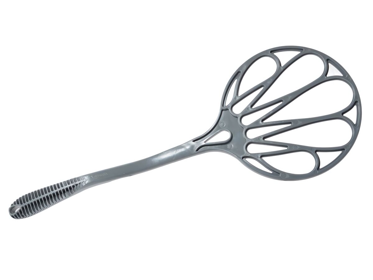 Пылевыбивалка "Клинт", удобная эргономичная форма, прочный пластик, серый цвет