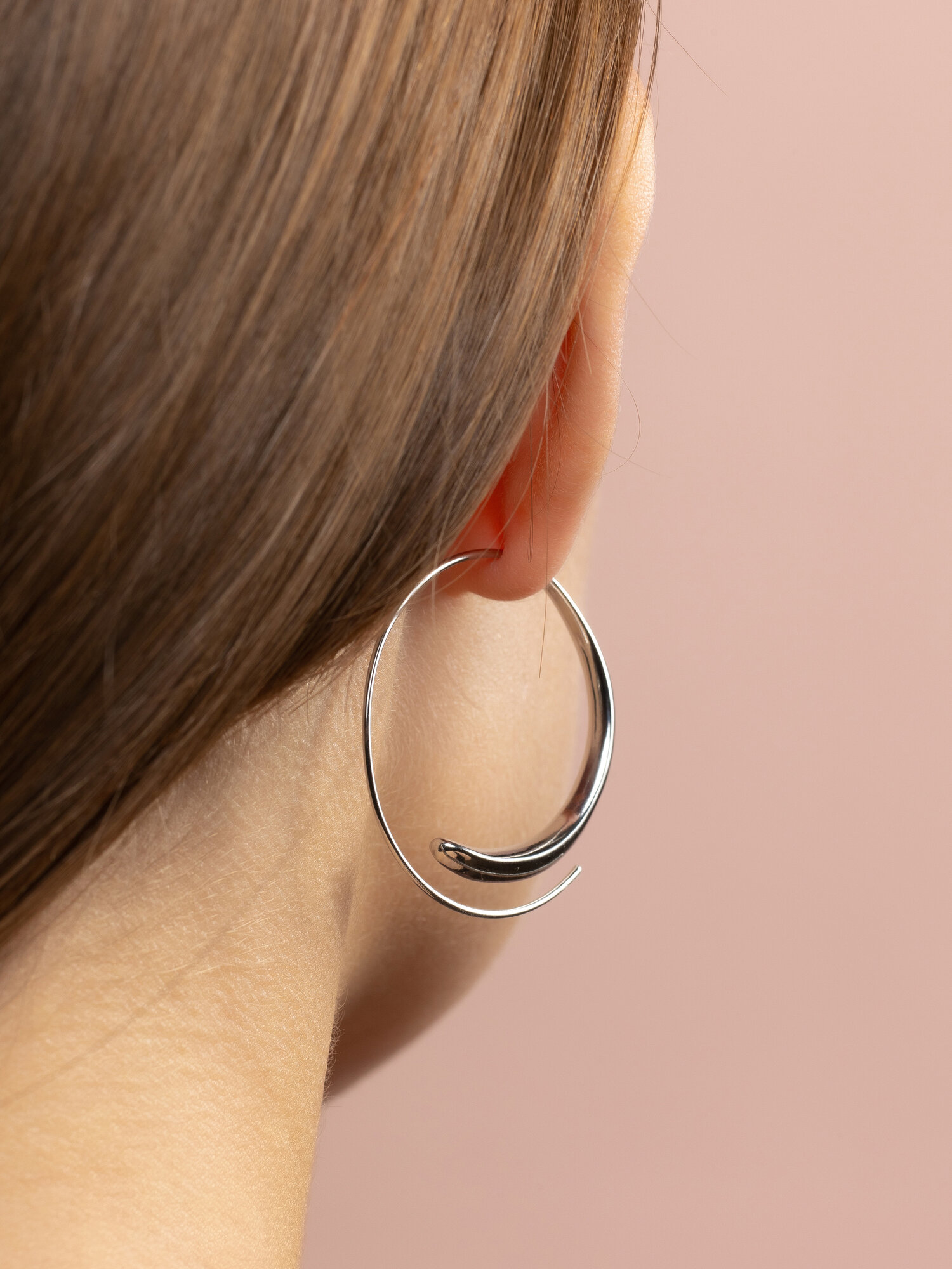 Серьги Цветные решения, серебристый/голубой — фото 1