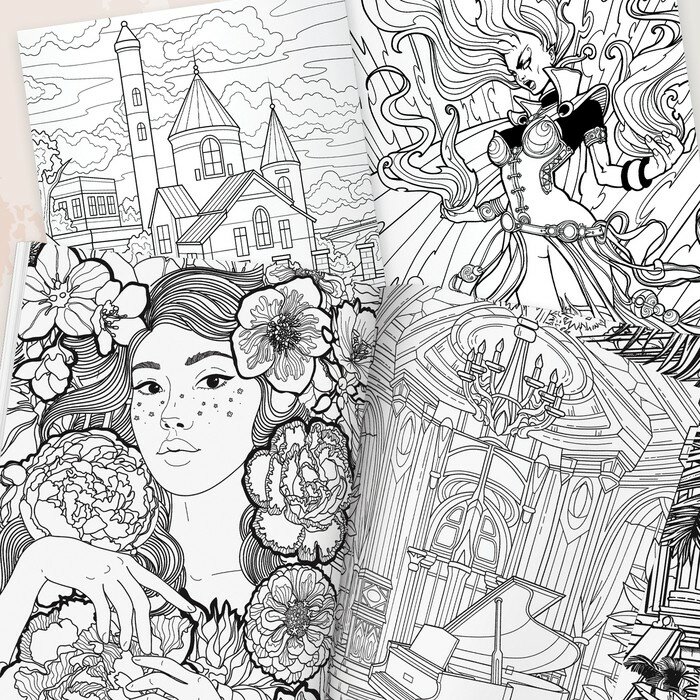 Раскраска-вдохновение «Мир твоих чувств» — фото 1