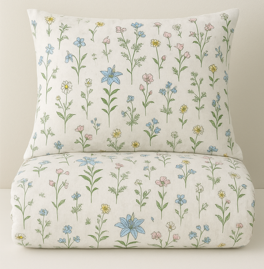 Постельное белья "Простыня и наволочка" размер евро стандарт — фото 1