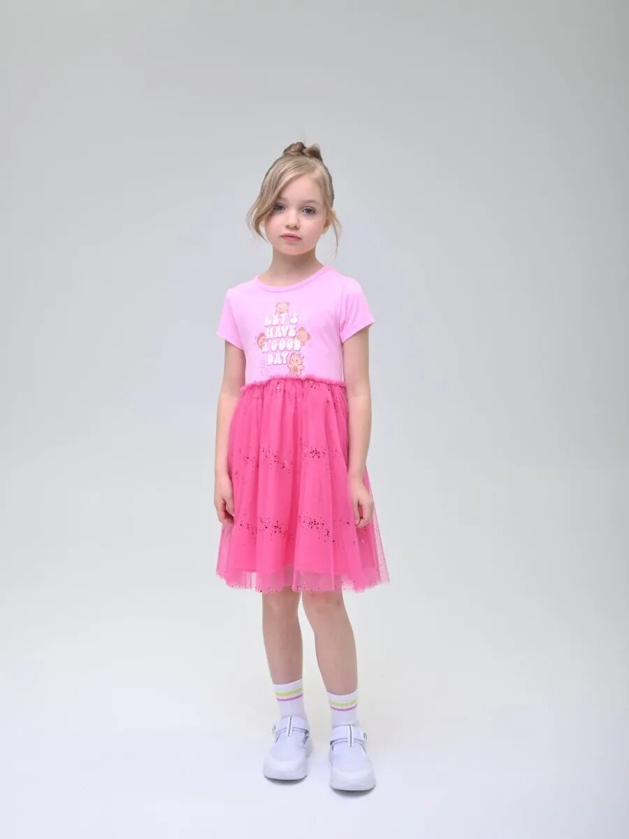 Платье Kari Kids размер 3-4 розовый