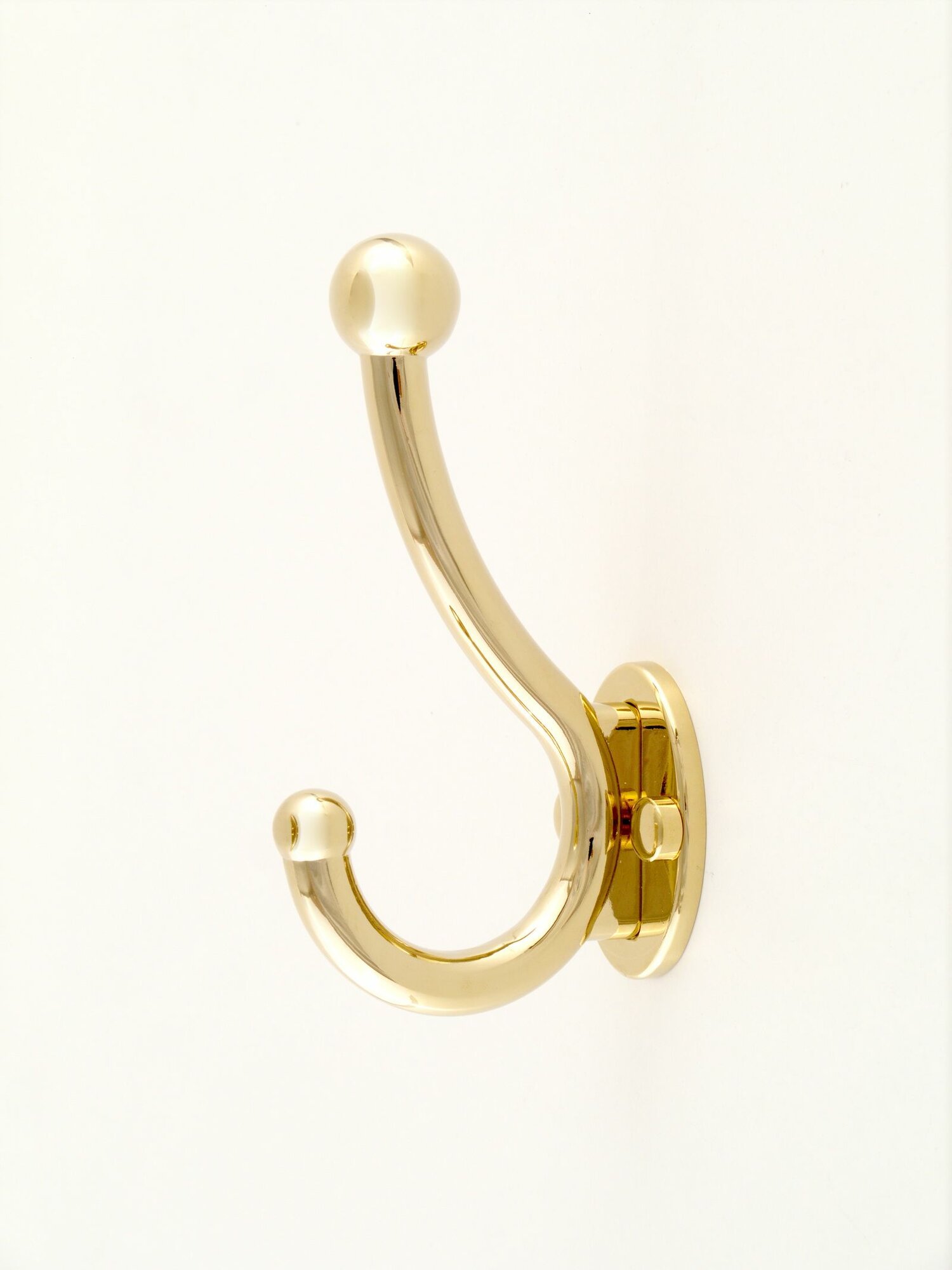 Крючок для ванной комнаты настенный крупный, золото