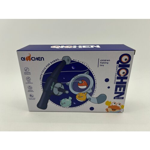 Набор для ванной Qi Chen Toys Рыбки, с удочкой, FCJ1031451